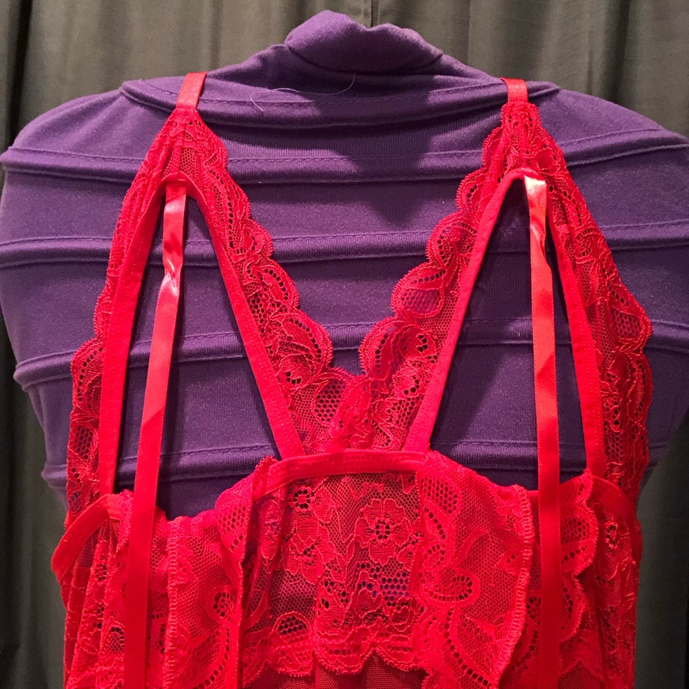 Risque - Lace Women's Intimate Lingerie - Red